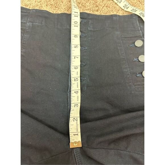J Brand size 26 Natasha Sky High Skinny Jeans Exposed Button Fly Dark Wash - Picture 9 of 11